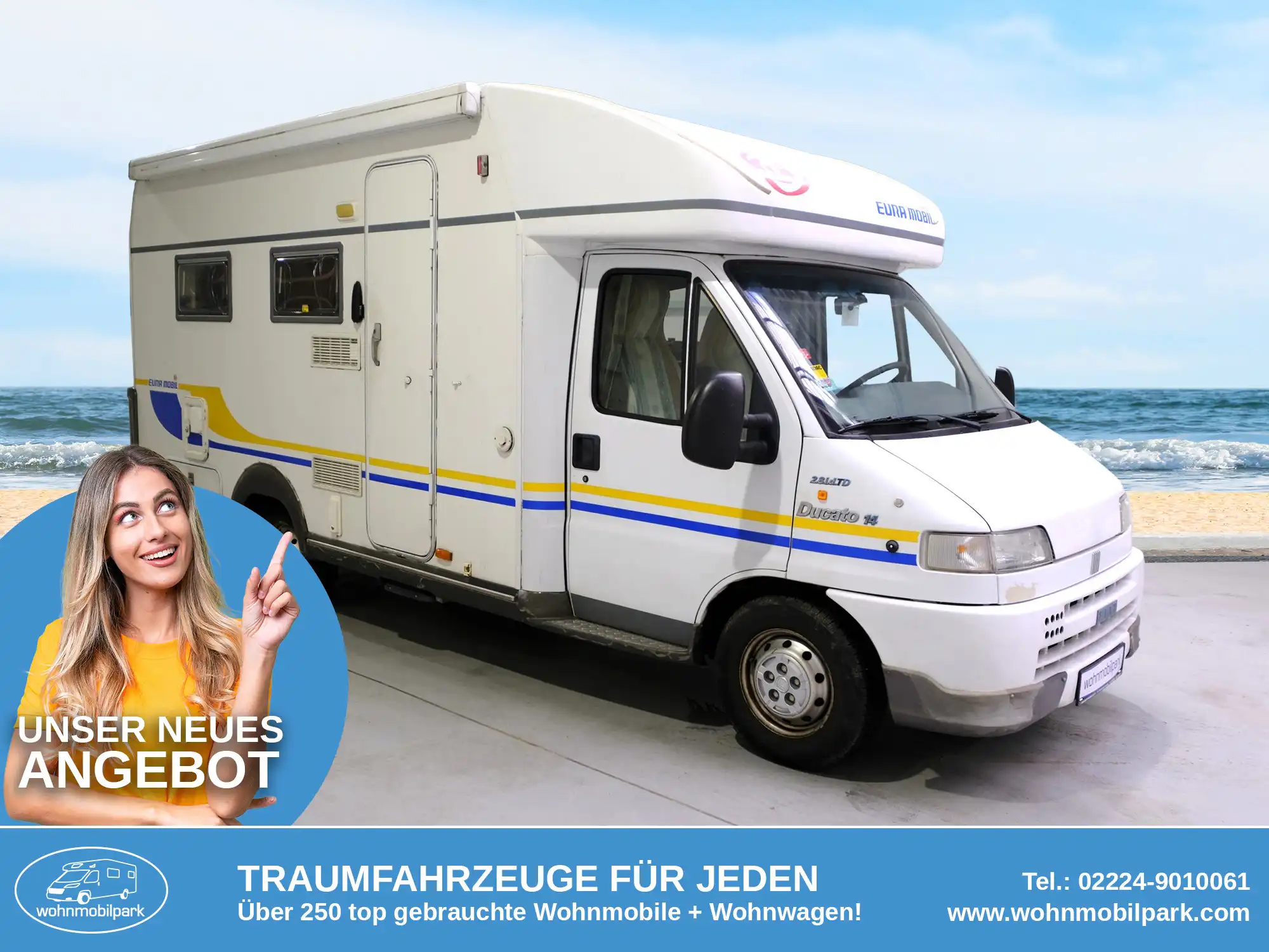 EURAMOBIL Contura 612 SB Teilintegrierter gebraucht kaufen in Bad Honnef